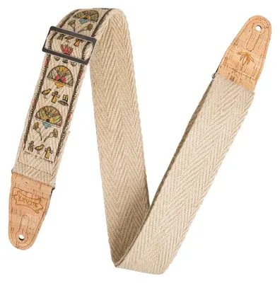 Immagine prodotto di Cinghia per chitarra in corda di canapa Levys Leathers MH8P-004 da 5 cm