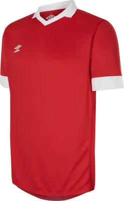 Image de Umbro - Maillot "Tempest" pour homme UO833 (L) (Rouge vermillon/Blanc)