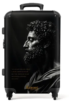 Imagen del producto de Gran maleta rígida con ruedas, capacidad de equipaje de 20 kg