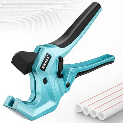 Obrázok produktu pre Kliešťový rezák na plastové rúry, 2,5 palca (63 mm), určený na rezanie PVC, PEX a PPR rúr