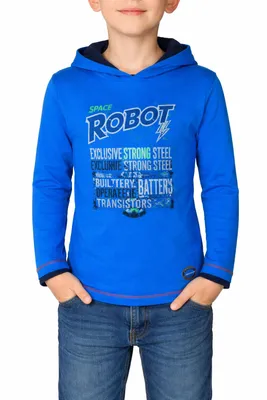 Produktbild von 85603 Blue Seven Shirt m. Kapuze, Jungen, Blau, Gr.98