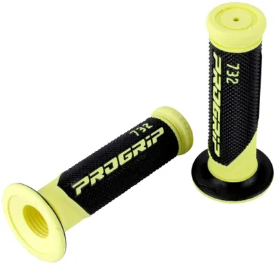 Immagine prodotto di PROGRIP impugnatura in gomma "732" Tipo: Strada, Scooter, 2 Com giallo / nero