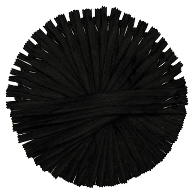 Unsichtbarer Reißverschluss 23 cm schwarz, 20 Stück
