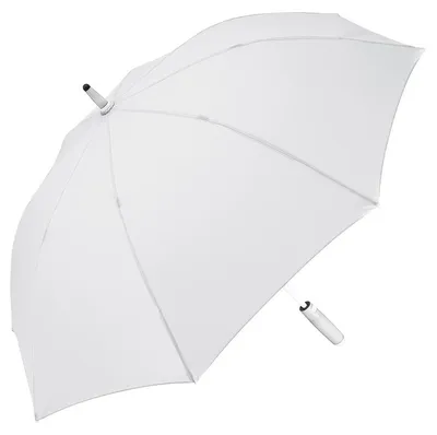 Image de Fare - Parapluie droit « AC Whiteline » LT5430 (86 cm x 112 cm) (blanc)