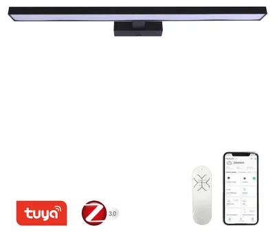 Obrázek produktu pro Immax NEO PINNA Smart nástěnné 80cm 34W 2378lm černé Zigbee 3.0