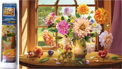 Produktbild von Norimpex Diamantmalerei Sommerstrauß 30x40cm
