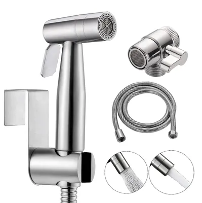 Image de Douchette bidet pour toilettes avec double mode