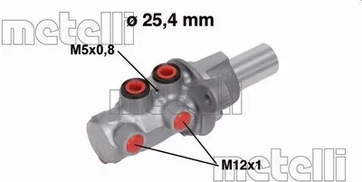 Produktbild von METELLI 05-0754 Bremszylinder Hauptbremszylinder für FORD Transit Mk6 Kasten (V347, V348, FA) Transit Mk6 Bus (V347, V348, FD, FB, FS, FZ, FC)