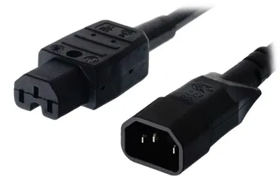 Produktbild von PREMIUMCORD Stromkabel 230V Verlängerung 2m (IEC320 C14
