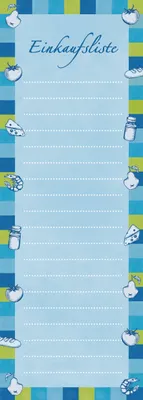 Produktbild von Einkaufsblock (Einkaufsliste)
