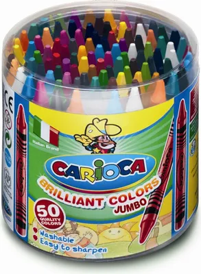 Produktbild von Cararioca - Waskrijt Cararioca Maxi Pot 50 Stück Assorti | Topf A 50 Stück