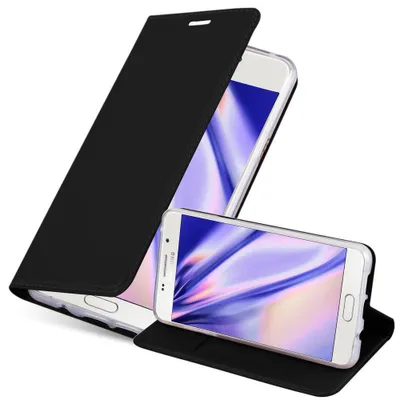 Produktbild von Cadorabo Handyhülle für Samsung Galaxy A3 2016 Schutz Hülle in Schwarz Cover Etui Book Case Booklet