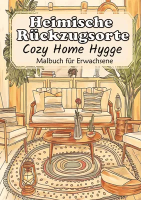 Produktbild von Malbuch für Erwachsene - Hygge Malbuch Cozy Home Entspannung - Heimische Rückzugsorte