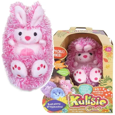 Image de Kulisie - Lapin rose en peluche interactif