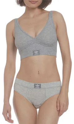 Productafbeelding van Adidas - BH voor dames, model Modal GT34302 (maat 34 DE) (gestreept grijs)