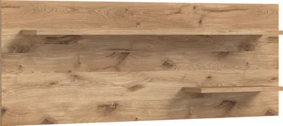 Produktbild von Wandboard Woody in Nox Oak Nachbildung und anthrazit Wandregal 160 x 60 cm