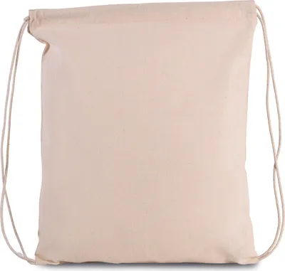 Produktbild von Kimood Kleiner Rucksack aus Baumwolle mit Kordeln