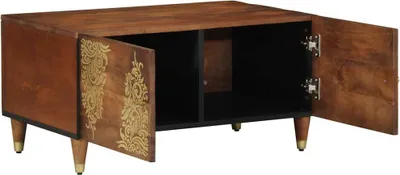 Zdjęcie produktu dla Stolik Kawowy 80X50X40 Cm Z Drewna Mango Lumarko!