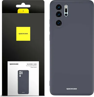 Image de Coque en silicone SPACECASE Coque en silicone pour Huawei P30 Pro Noir