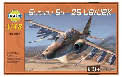 Immagine prodotto di Modello Sukhoi SU-25 UB/UBK in scatola 35x22x5cm