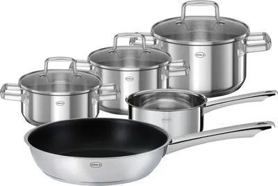 Produktbild von RÖSLE Topf-Set MOMENTS 5-tlg. inkl. Bratpfanne Ø 28 cm