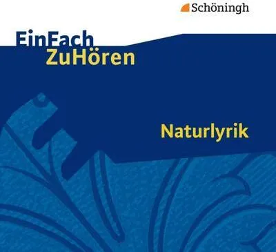 Produktbild von Naturlyrik. EinFach ZuHören. CD