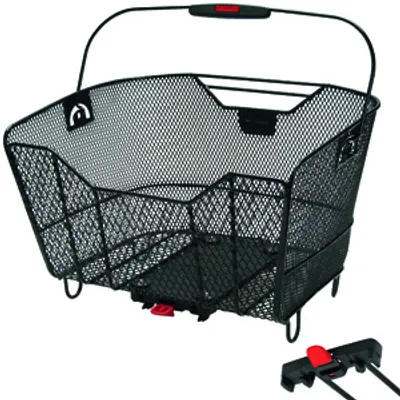Zdjęcie produktu dla KLICKfix Citymax II, Tylne, Kosz rowerowy, Czarny, 24 l, 10 kg, 420 mm