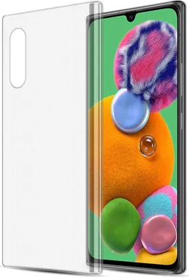 Produktbild von Cadorabo Hülle für Samsung Galaxy A90 5G Schutz Hülle in Transparent Schutzhülle TPU Silikon Cover Etui Case
