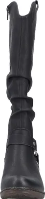 Produktbild von Rieker Damen Stiefel Blockabsatz Warmfutter Westernstiefel 93670, Größe:42 EU, Farbe:Schwarz