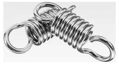 Produktbild von 2 Stück Metallfedern für die Aufhängung von Hängematten und Hängesesseln, Stoßdämpfende Ersatzfedern für Innen- und Außenbereich
