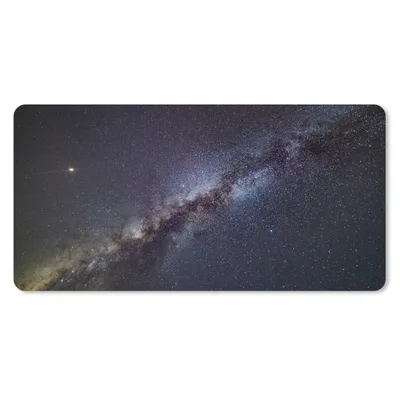 Produktbild von MuchoWow® Schreibtischunterlage Mars in der Milchstraße 80x40 cm - XXL Mauspad - Gaming Mauspad