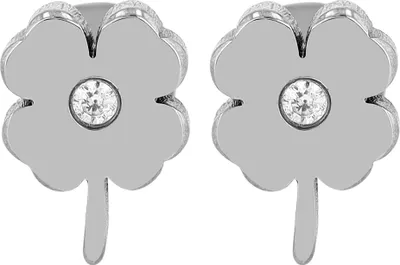 Produktbild von "Eliza", Titan Ohrstecker, Kleeblatt, Simili, Titan