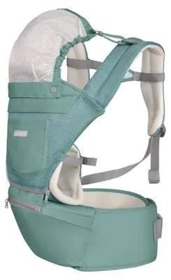 Obrázek produktu pro Kikkaboo Chloe, dětská nosítka sítě, model 2024, 3v1, zelená barva. Vhodné pro děti, univerzální velikost
