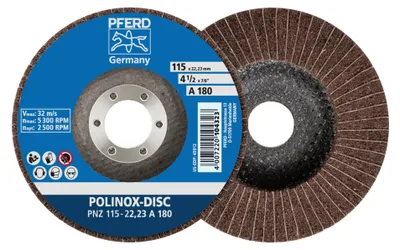 Produktbild von PFERD 44692265, 5300 RPM, 2,22 cm, 11,5 cm, 20 mm, 180 g, 5 Stück(e)