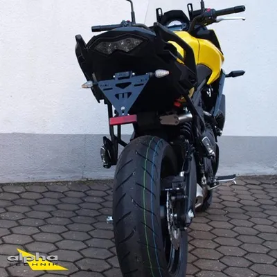 Produktbild von alpha Technik Kennzeichenhalter Versys 650 LE650E