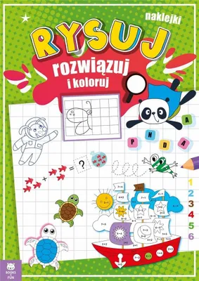 Immagine prodotto di Rysuj, rozwiązuj i koloruj - książeczka edukacyjna dla dzieci