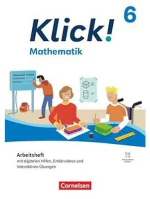 Produktbild von Klick! Mathematik 6.Schuljahr - Ausgabe ab 2024 - Arbeitsheft mit digitalen Medien
