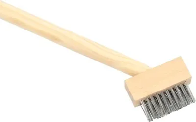 Obrázek produktu pro Kartáč na spáry for_q 10 cm s dřevěnou rukojetí 140 cm