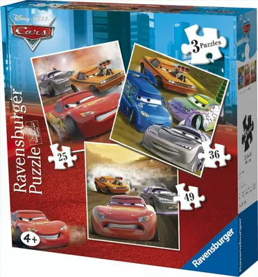 Produktbild von Cars 3 in Einer Box Puzzle