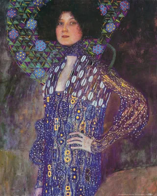 Produktbild von Gustav Klimt Kunstdruck Bild - Emilie Flöge, 1902 (50 x 40 cm)