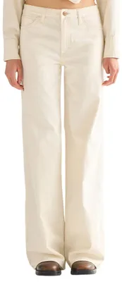 Image de Wrangler - Jeans pour femmes - Coupe large - Modèle "World Wide" - Couleur écru