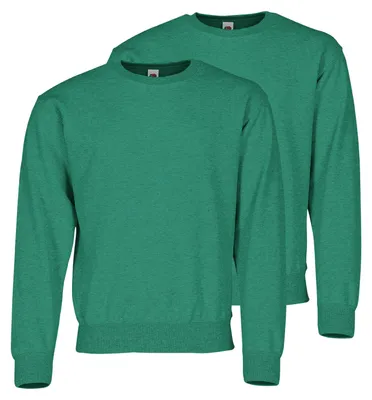 Produktbild von Doppelpack Fruit of the Loom Classic Set-In Sweat + GRATIS MyShirt Stoffbeutel