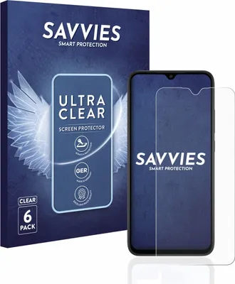 Produktbild von 6x Für Xiaomi Redmi 9AT Schutzfolie Savvies Displayschutz Display Schutz Folie Klar Transparent
