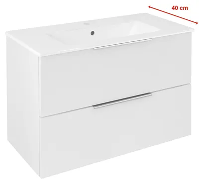 Produktbild von Sapho CIRASA Unterschrank 78x54x39cm, Weiß glanz