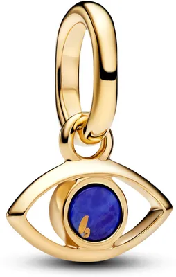 Zdjęcie produktu dla PANDORA ME Mini-charm „Evil Eye”, pozłacany 764609C01