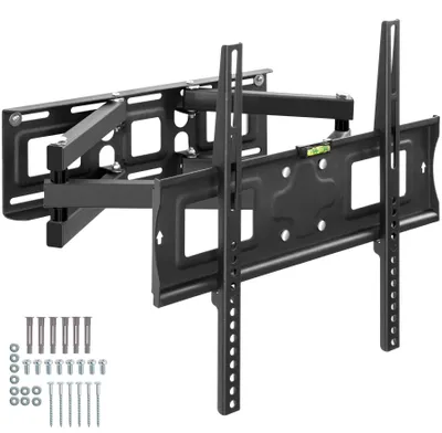 Produktbild von tectake® TV Wandhalterung für 26 - 75 Zoll (66 - 191 cm) ausziehbar schwenkbar, neigbar und stufenlos breitenverstellbar