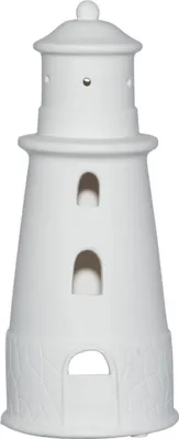Obrázek produktu pro Porcelánová lucerna ve tvaru majáku, 27 cm