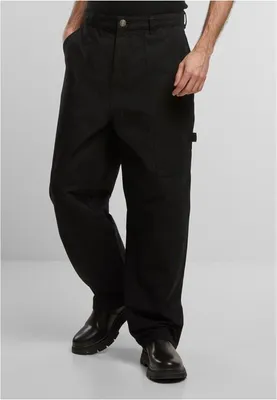 Produktbild von Hose Urban Classics, Herren, Baumwoll-Arbeitshose, schwarz - Größe 30