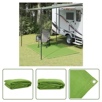 Image de The Living Store Tapis de tente vert clair 250x300 cm HDPE