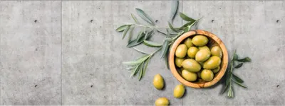 Produktbild von Küchenrückwand mySpotti Profix Olive & Concrete 160 x 60 cm PX-16060-1506-HB